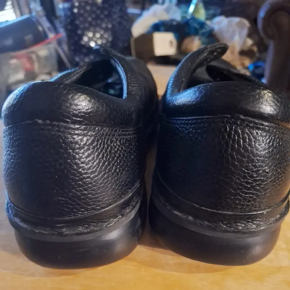 Propet Village Walker Black Leather Mens Casual M4070-Black Size 14 US X(3E)